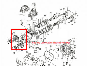 কেনা 3100993/3100994 হাইড্রোলিক পাম্প গিয়ার Hitachi খননকারী আনুষাঙ্গিক online manufacture