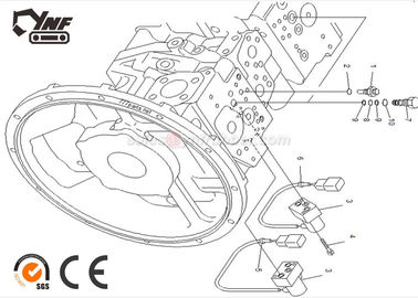 কেনা PC200-7 702-21-55901 খননকারী বৈদ্যুতিক যন্ত্রাংশ ইস্পাত পাইলট ভালভ online manufacture