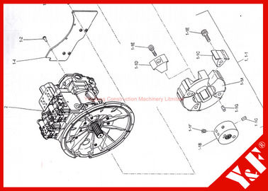 কেনা Kobelco Excavator SK460-8 SK480 Coupling LS30P01063F1 2418R660S001 LS30P01063S003 LS30P01063S004 online manufacture
