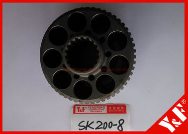 SK200-8 ভ্রমণ মোটর জন্য Kobelco খননকারী খুচরা যন্ত্রাংশ সিলিন্ডার ব্লক