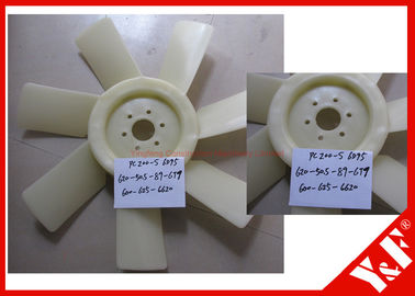 6 ডি 95 ইঞ্জিন কুলিং ফ্যান ফলক 600-625-6620 PC200-5 Komatsu খনক খুচরা যন্ত্রাংশ জন্য